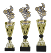 Sportprijzen Beker A326-PF236  Motorcross inclusief Gravering Zilver-Goud