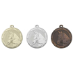 Image de Médaille E3010L Chevaux  45 mm Or-Argent-Bronze Étiquetage incl.