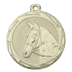 Afbeeldingen van Medaille E3010L Paarden 45 mm  Goud-Zilver-Brons incl Labeling