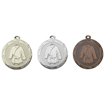 Afbeeldingen van Medaille E3011L Vechtsport 45 mm  Goud-Zilver-Brons incl Labeling
