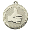 Bild von Medaille E3015L Daumen 45 mm  Gold-Silber-Bronze inkl. Labeling