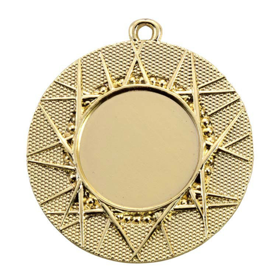 Bild von Medaille E4005L 50 mm  Gold-Silber-Bronze inkl. Labeling