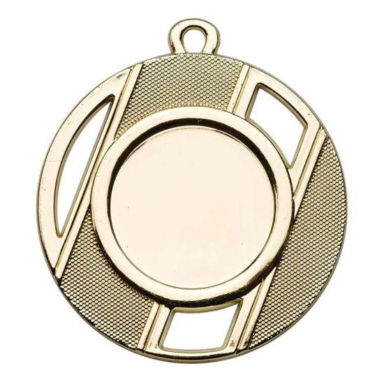 Bild von Medaille E4012L 50 mm  Gold-Silber-Bronze inkl. Labeling