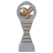 Afbeeldingen van Voetbal Beeld Trofee Serie C820 Zilver-Goud