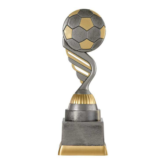 Bild von Fussball Sport Pokal PF227-M61  Silber Gold