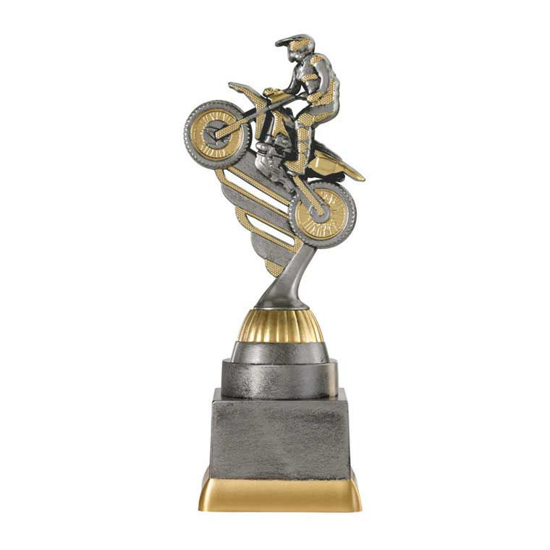Picture of Motorcross  Sporttrophy  PF236-M61 Silver Gold