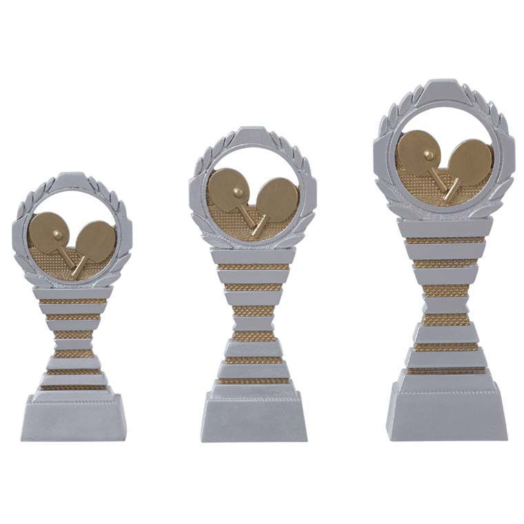Picture of Table Tennis Award Trophy Serie C823 Silver-Gold