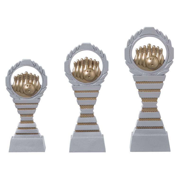 Picture of Bowling  Award Trophy Serie C824 Silver-Gold