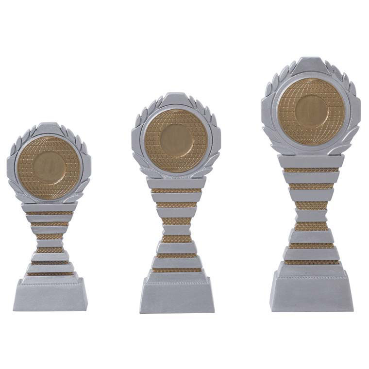 Afbeeldingen van Neutraal Beeld Trofee Serie C831  Zilver-Goud