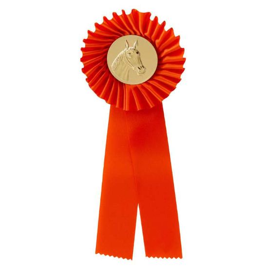 Picture of Rosettes G-101.2 with single ring Horse Head printed