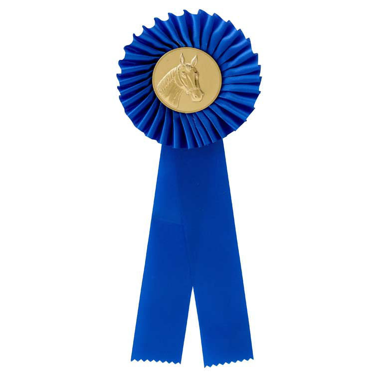 Picture of Rosettes G-101.2 with single ring Horse Head printed