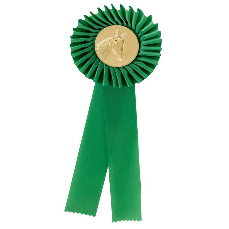 Picture of Rosettes G-101.2 with single ring Horse Head printed