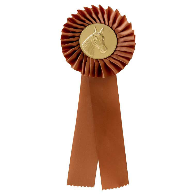 Picture of Rosettes G-101.2 with single ring Horse Head printed