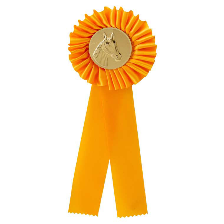 Picture of Rosettes G-101.2 with single ring Horse Head printed
