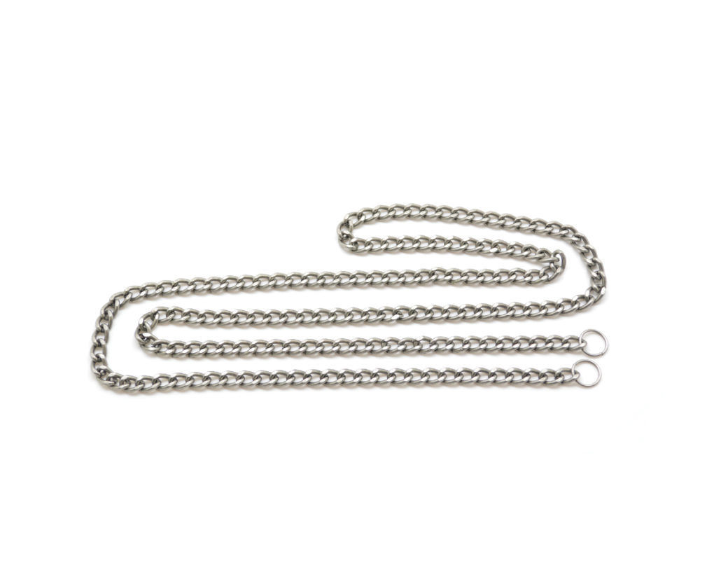 Hals Ketting  B- 85 cm  Antiek Zilver