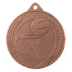 Bild von Medaille 50 mm ME.6  Goud-Zilver-Brons  Basketbal