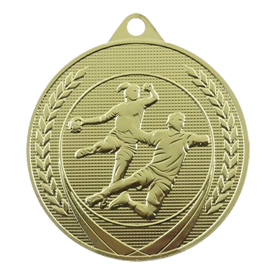 Bild von Medaille 50 mm ME.20 Goud-Zilver-Brons  Handbal