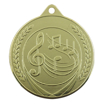 Afbeeldingen van Medaille 50 mm ME.26  Goud-Zilver-Brons  Muziek