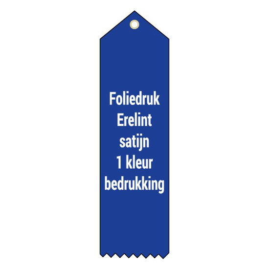 Picture of Erelint Satijn Foliedruk 18x5 met eigen logo