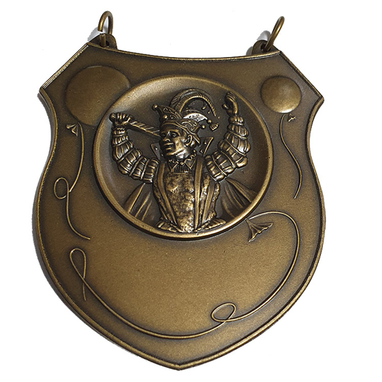 Image de Carnaval Medaille PRINS-Schild BRONS (CLOSE OUT)