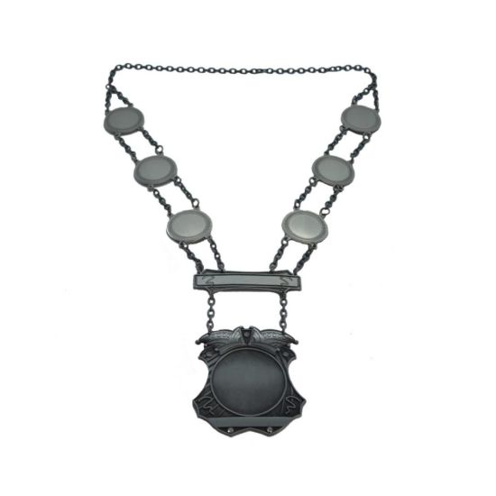 Prinsen Ketting Antiek Zilver Prince Carnaval  DLX met 6 Schakels