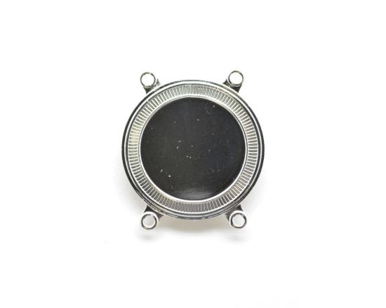 Bild von Schakel Prinsen Ketting Zilver Rond 35 mm