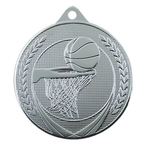 Picture of Medaille 50 mm ME.6  Goud-Zilver-Brons  Basketbal