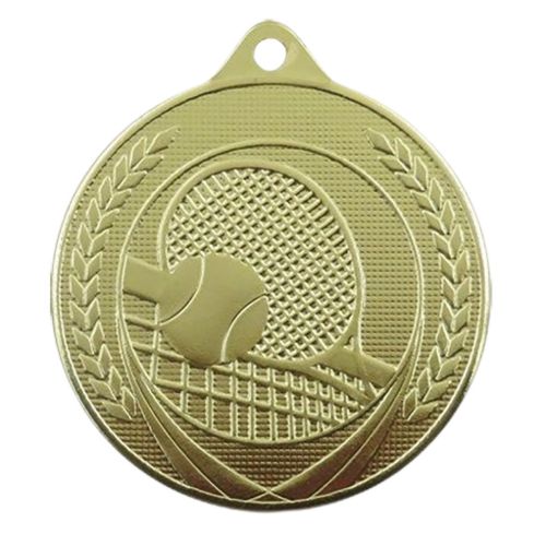 Picture of Medaille 50 mm ME.10  Goud-Zilver-Brons  Tennis