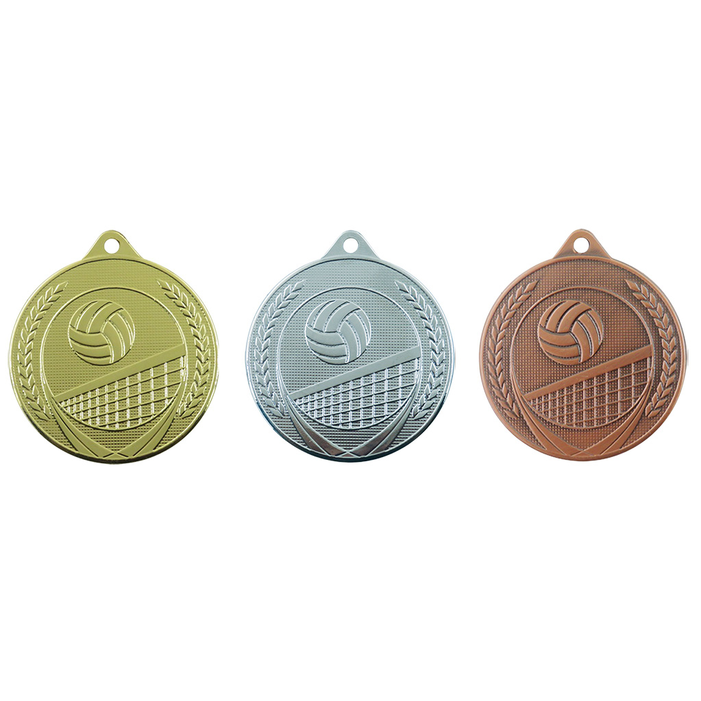 Image de Medaille 50 mm ME.8  Goud-Zilver-Brons  Volleybal