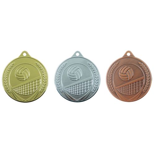 Bild von Medaille 50 mm ME.8  Goud-Zilver-Brons  Volleybal