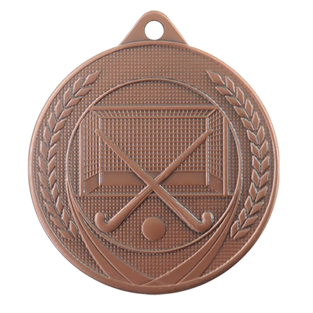 Bild von Medaille 50 mm ME.12 Goud-Zilver-Brons  Hockey