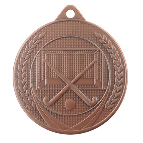 Afbeeldingen van Medaille 50 mm ME.12 Goud-Zilver-Brons  Hockey