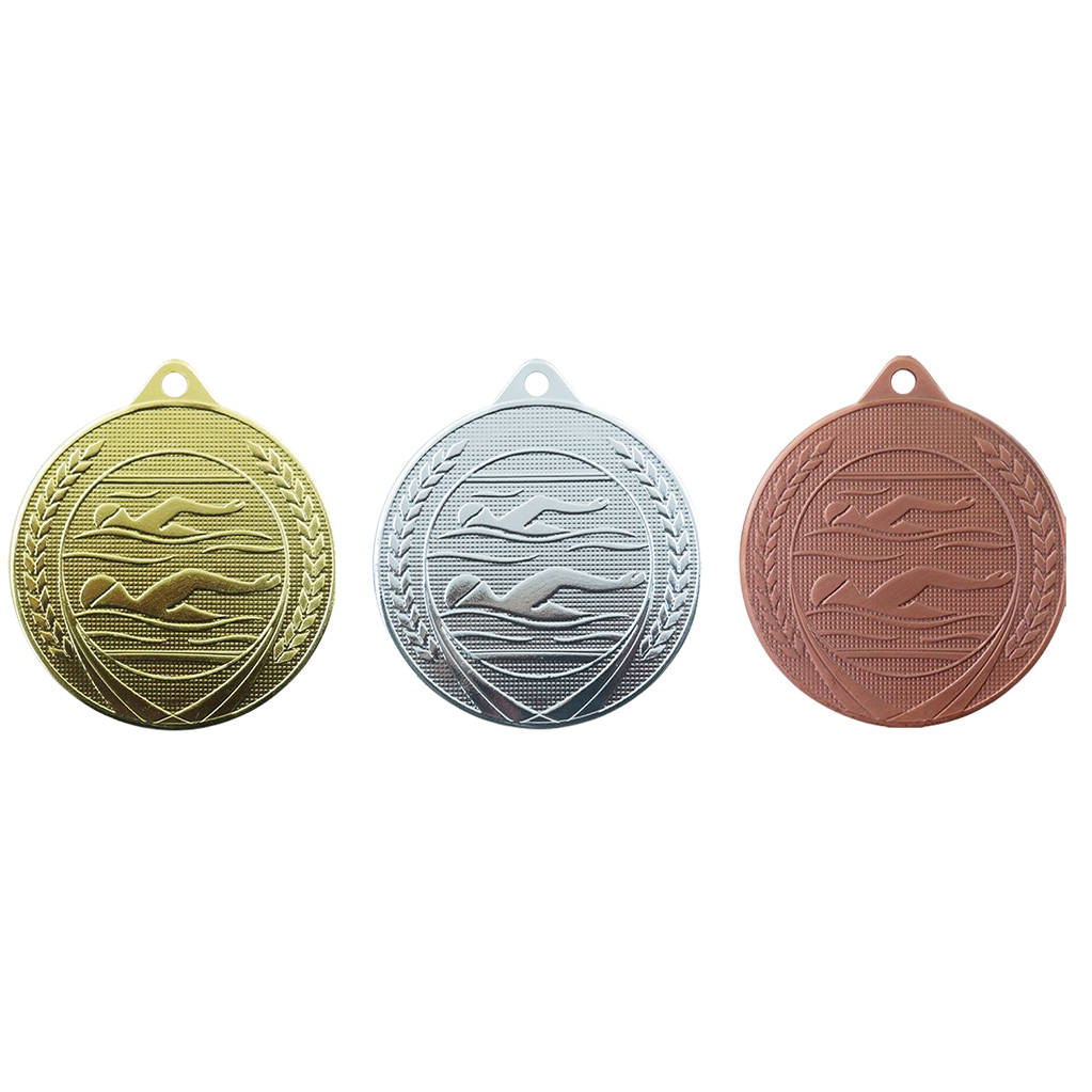 Picture of Medaille 50 mm ME.14  Goud-Zilver-Brons  Zwemmen