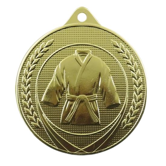 Image de Medaille 50 mm ME.16 Goud-Zilver-Brons  Vechtsport