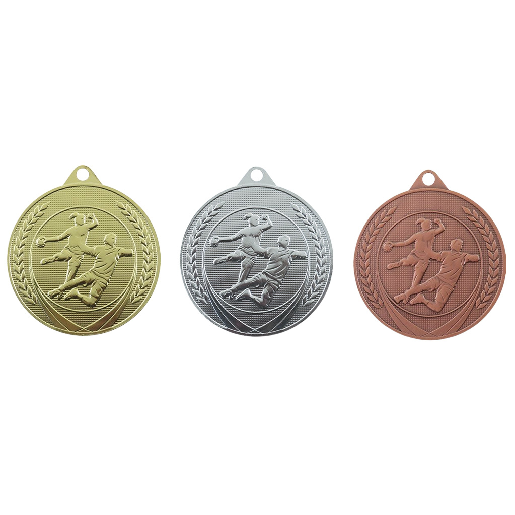 Image de Medaille 50 mm ME.20 Goud-Zilver-Brons  Handbal