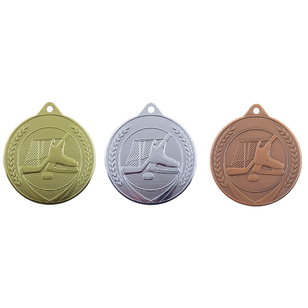 Image de Medaille 50 mm ME.30 Goud-Zilver-Brons  ijs Hockey