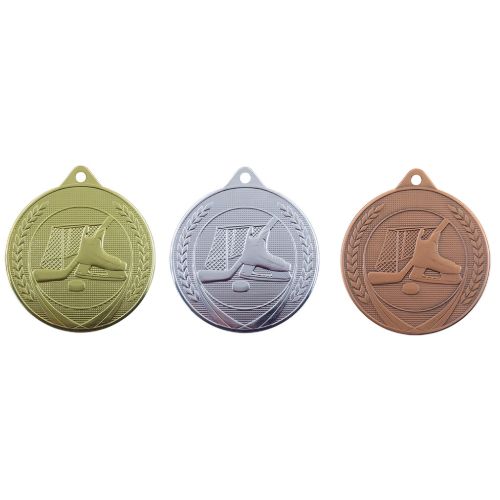 Picture of Medaille 50 mm ME.30 Goud-Zilver-Brons  ijs Hockey