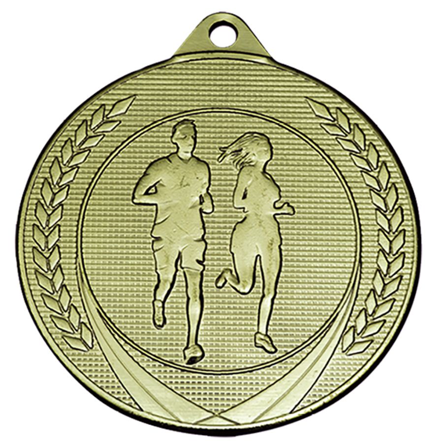 Afbeeldingen van Medaille 50 mm ME.38 Goud-Zilver-Brons  Hardlopen
