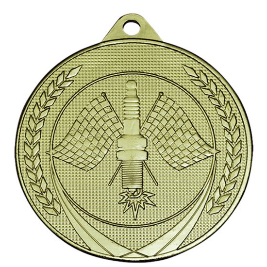 Image de Medaille 50 mm ME.40  Goud-Zilver-Brons  Motorsport