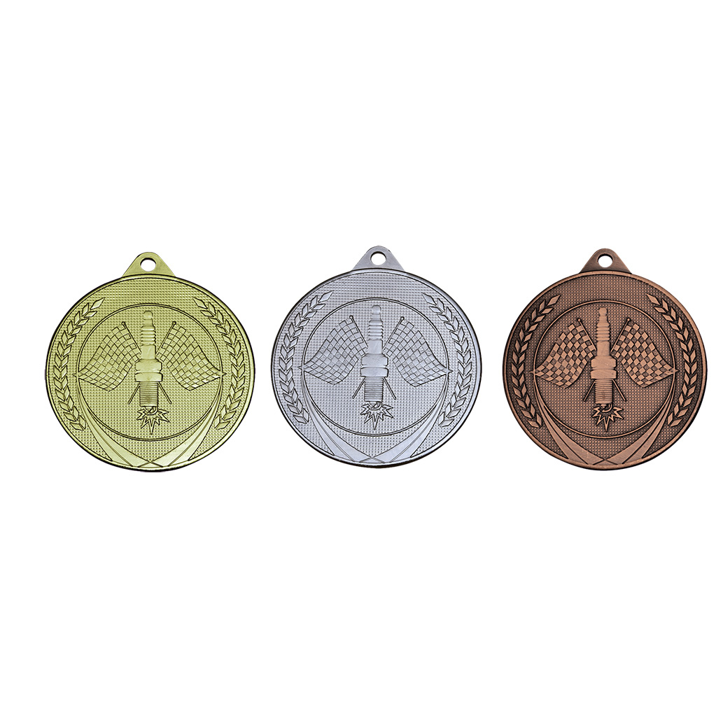Image de Medaille 50 mm ME.40  Goud-Zilver-Brons  Motorsport