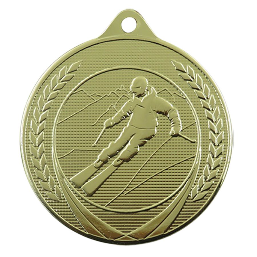 Picture of Medaille 50 mm ME.28 Goud-Zilver-Brons  Skieen