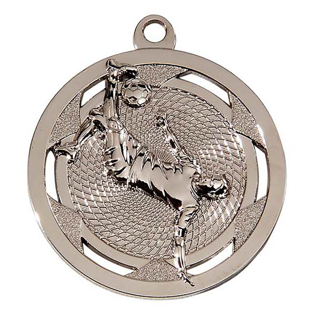 Afbeeldingen van Medaille 50 mm ME.77/25 Goud-Zilver-Brons  Voetbal