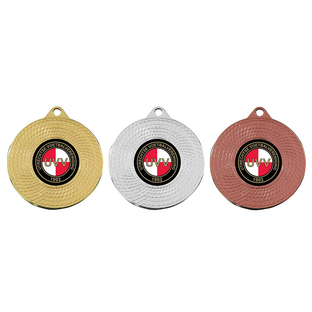 Image de Medaille 50 mm M180  Goud-Zilver-Brons