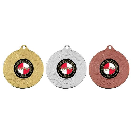 Afbeeldingen van Medaille 50 mm M180  Goud-Zilver-Brons