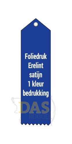 Picture of Erelint Satijn Foliedruk 18x5 met gratis cliche logo