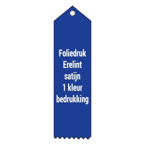 Picture of Erelint Satijn Foliedruk 18x5 met eigen logo