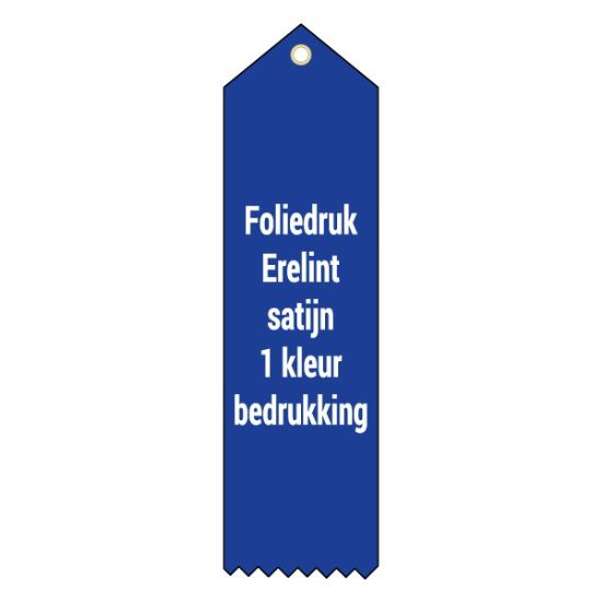 Bild von Erelint Satijn Foliedruk 18x5 met eigen logo