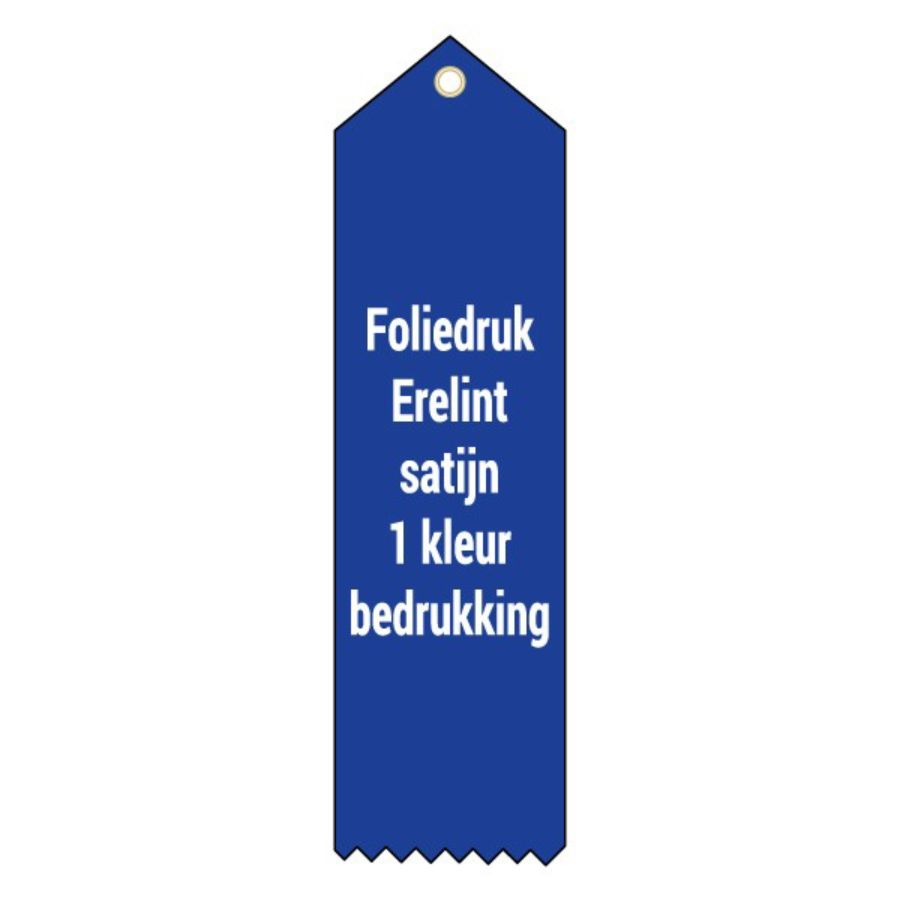 Picture of Erelint Satijn Foliedruk 18x5 met eigen logo
