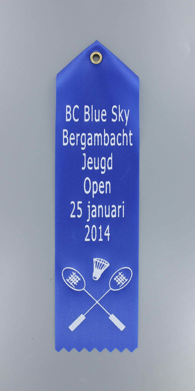 Bild von Erelint Satijn Foliedruk 18x5 met eigen logo