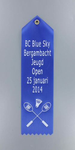 Picture of Erelint Satijn Foliedruk 18x5 met eigen logo